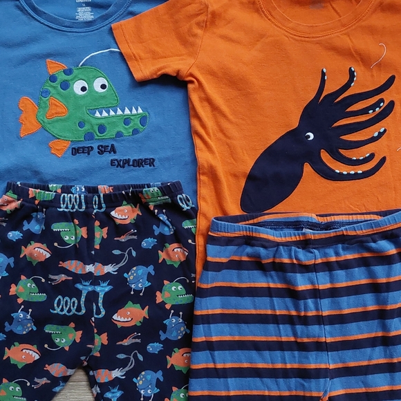 Angler & octopus Gymboree pjs size 12 - Picture 2 of 16